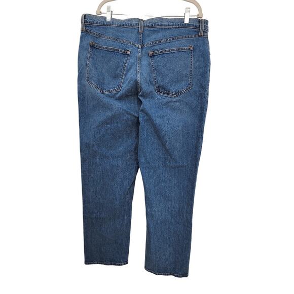 New NWT Abercrombie & Fitch 90's Straight Ultra High Rise Size 34 Long - Picture 6 of 11